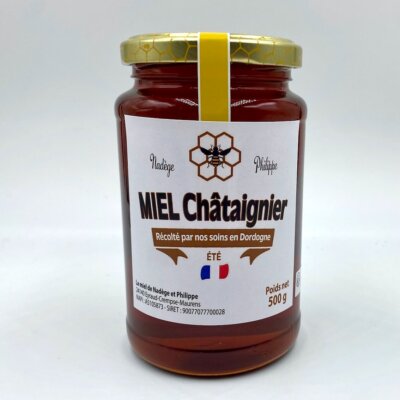 pot de miel de châtaignier