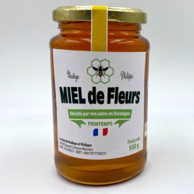 pot de miel de printemps