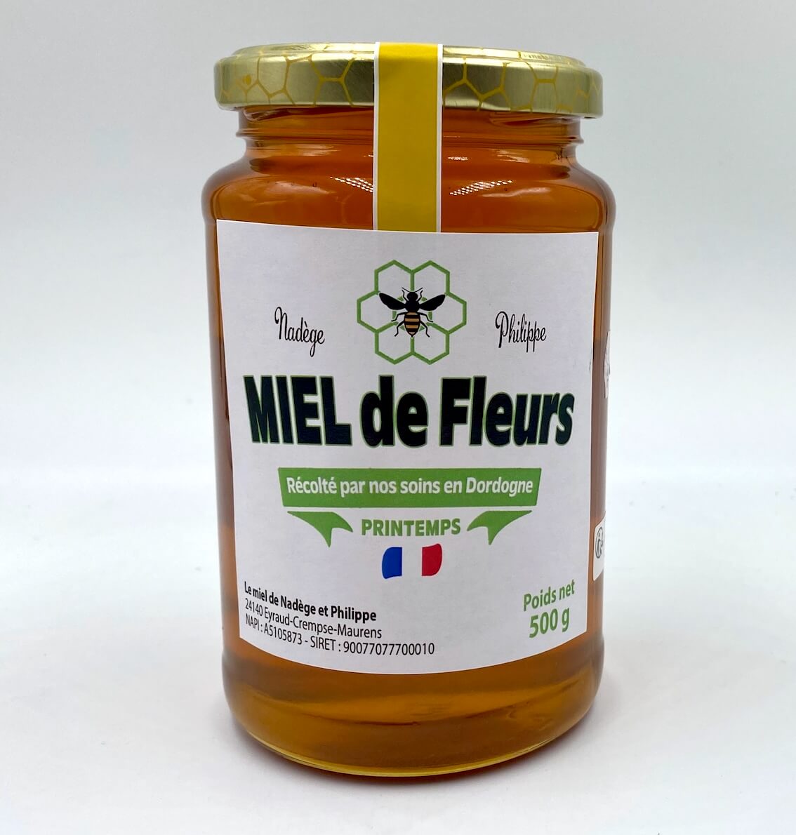 pot de miel de printemps