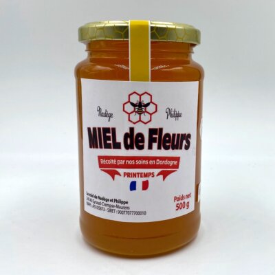 Pot de miel de printemps
