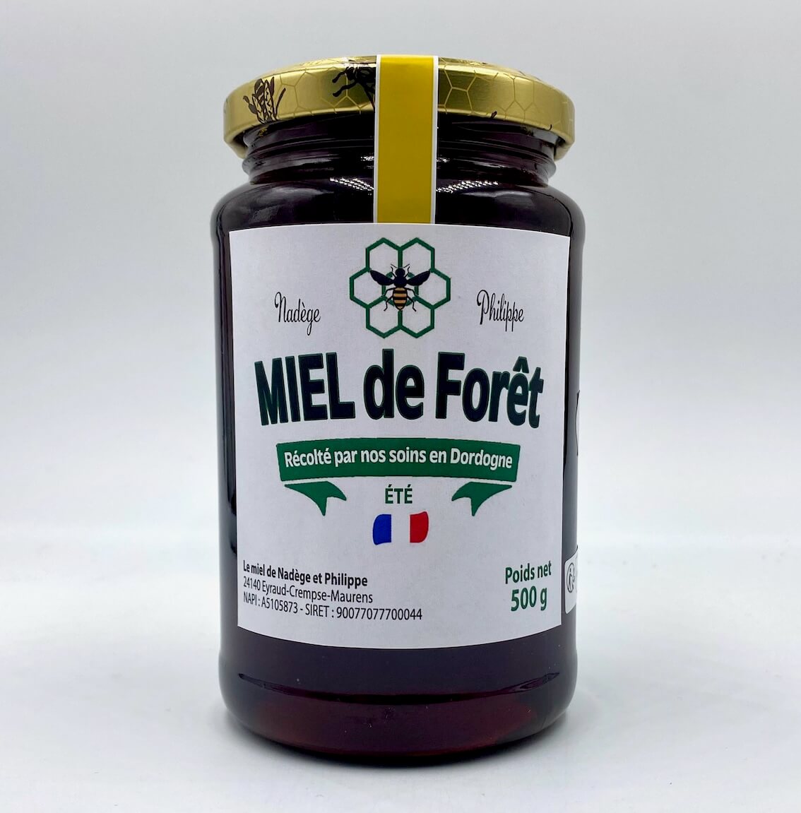 pot de miel de forêt